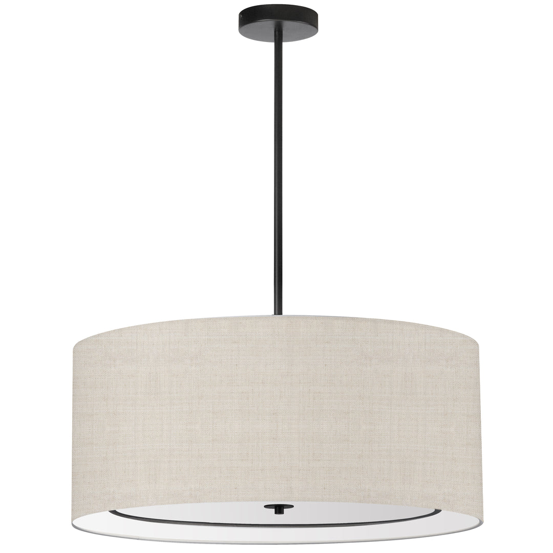 Porscha 4 Light Incandescent Pendant (POR-304P) in Matte Black by Dainolite