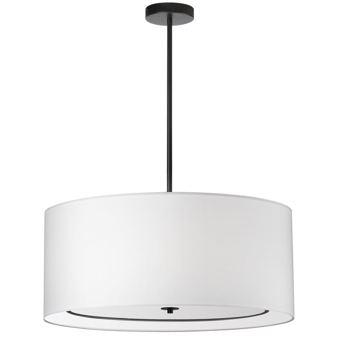 Porscha 4 Light Incandescent Pendant (POR-304P) in Black by Dainolite