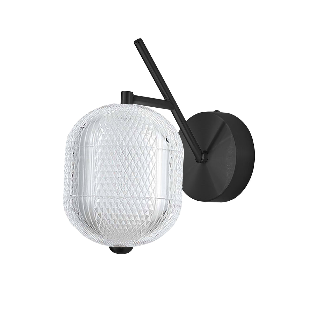 Peri 8.5W Wall Sconce in Matte Black by Dainolite