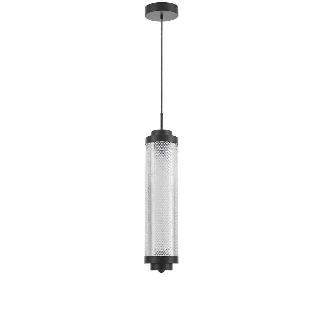 Peri 16W Pendant in Matte Black by Dainolite