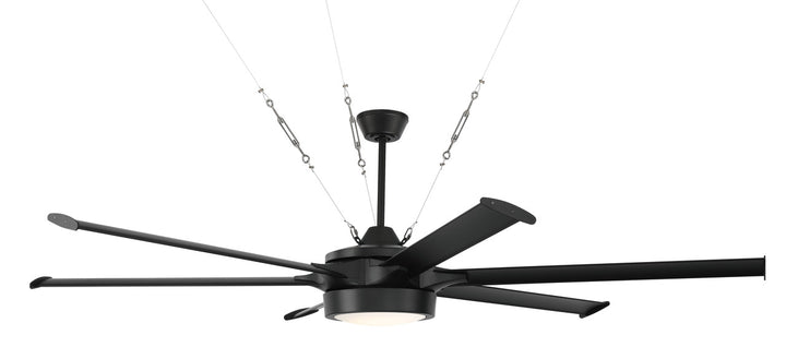 Prost Ceiling Fan in Flat Black by Craftmade