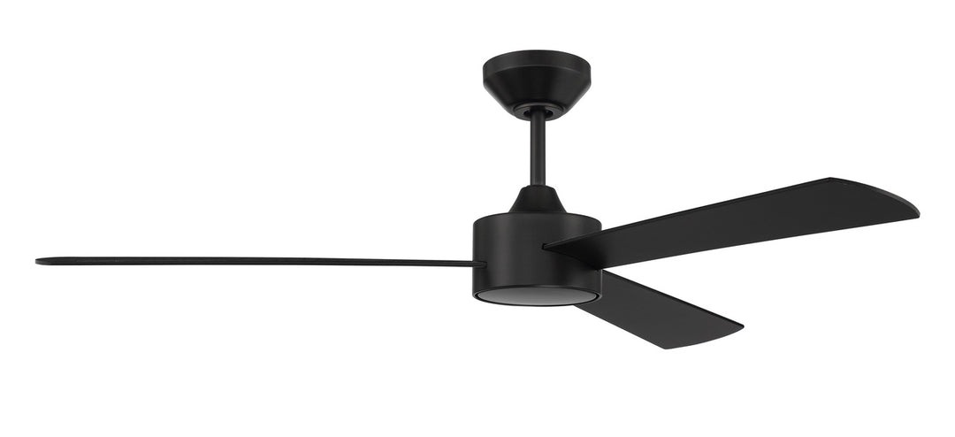 Provision 52" Ceiling Fan in Flat Black by Craftmade