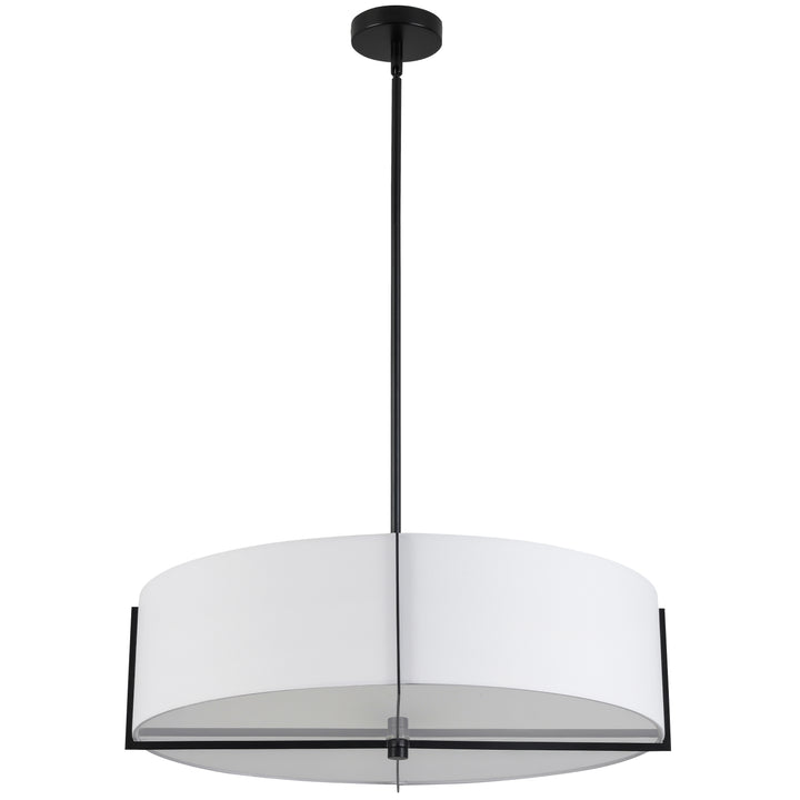 Preston 4 Light Incandescent Pendant (PST-264LP) in Black by Dainolite