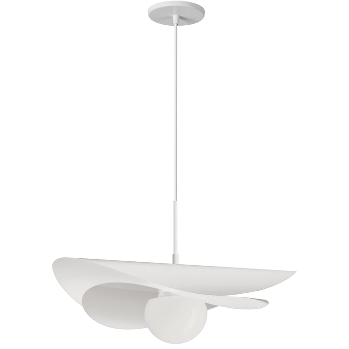 Paven 12W Pendant (PVN-2012LEDP) in Matte White by Dainolite