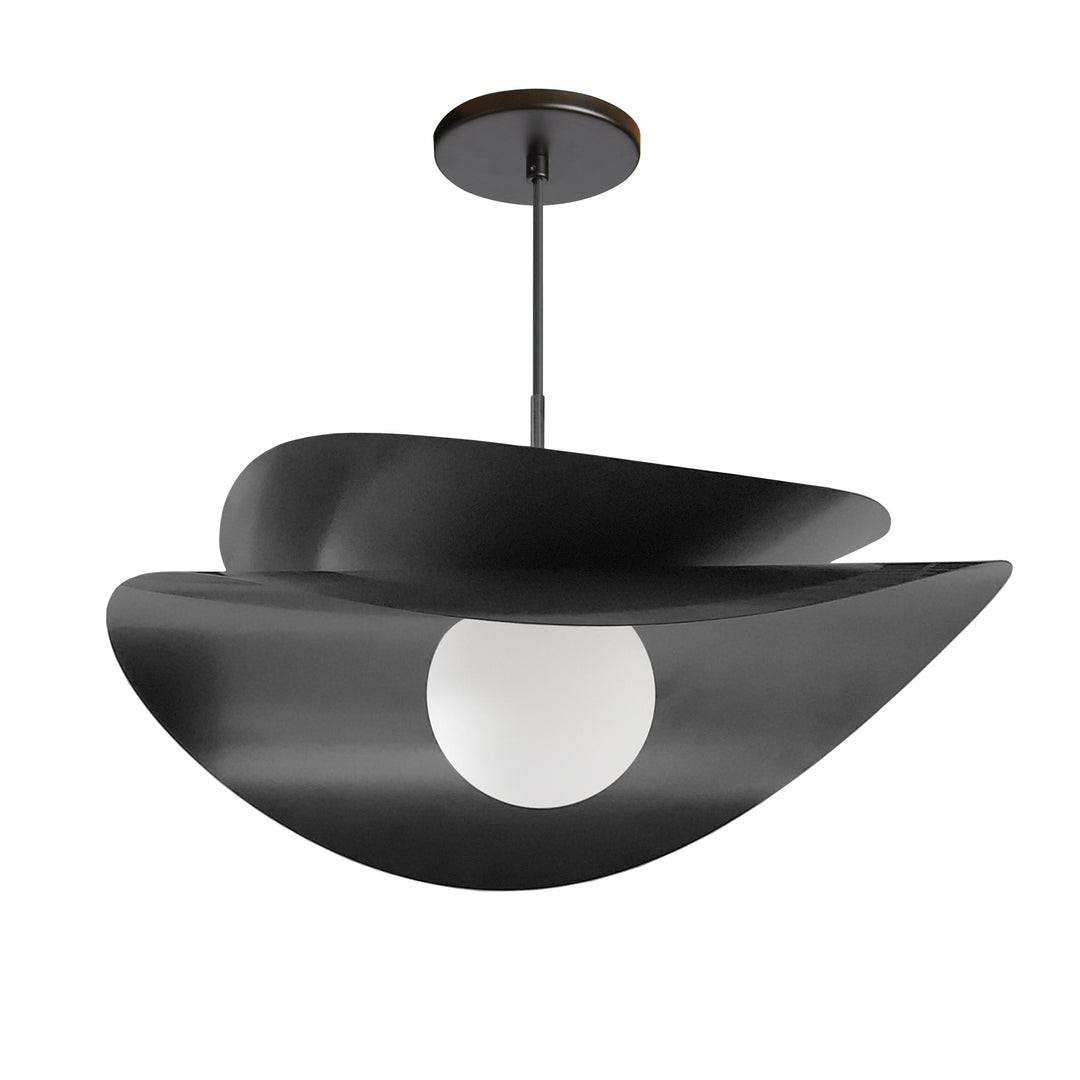 Paven 12W Pendant (PVN-2015LEDP) in Matte Black by Dainolite