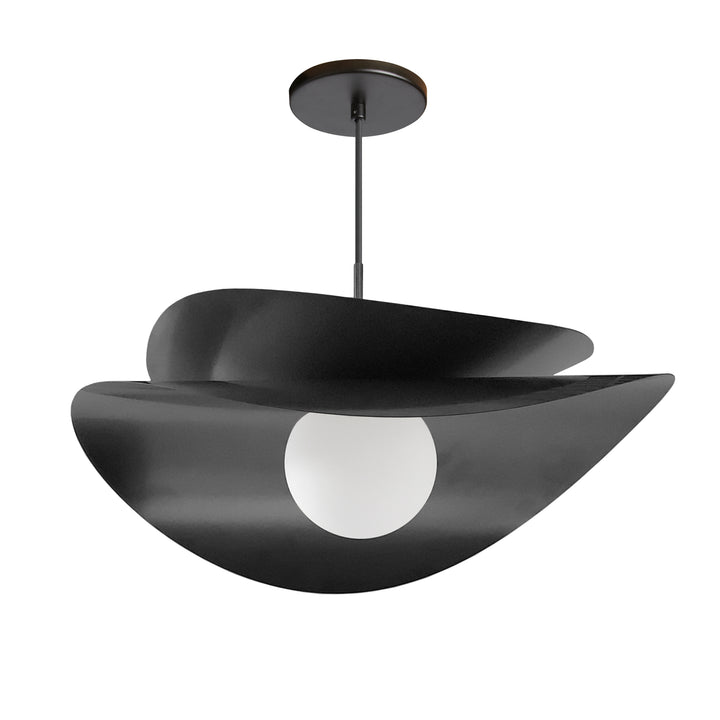 Paven 12W Pendant (PVN-2015LEDP) in Matte Black by Dainolite