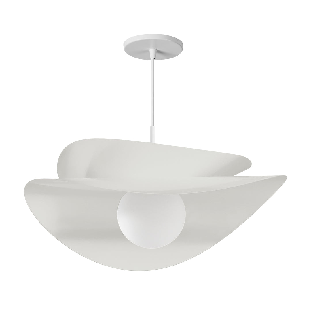 Paven 12W Pendant (PVN-2015LEDP) in Matte White by Dainolite