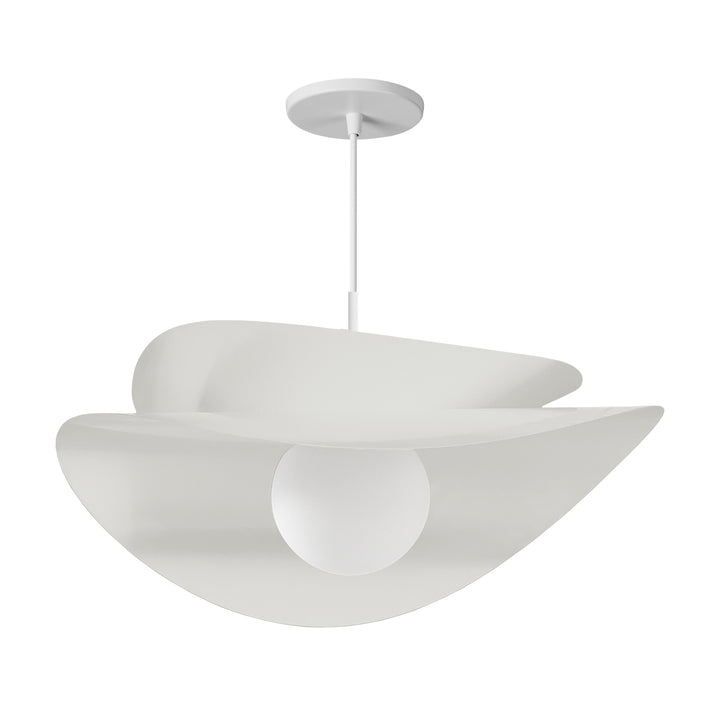 Paven 12W Pendant (PVN-2015LEDP) in Matte White by Dainolite