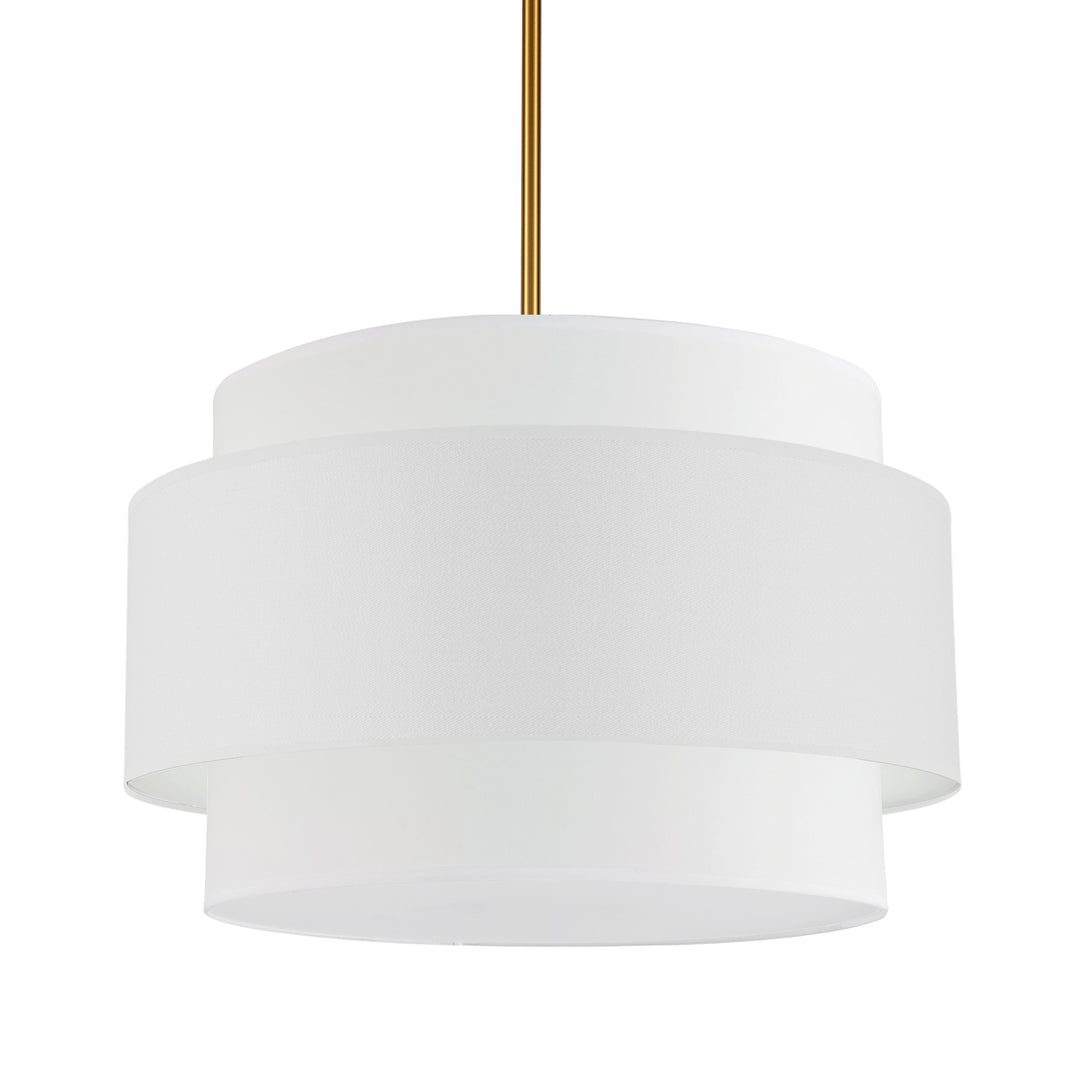 Priya 4 Light Incandescent Chandelier in Aged Brass by Dainolite
