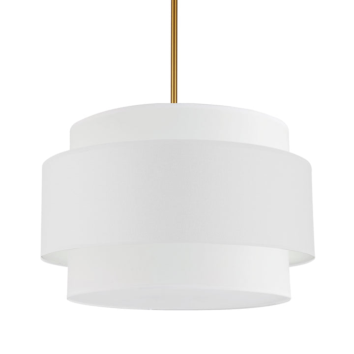 Priya 4 Light Incandescent Chandelier in Aged Brass by Dainolite