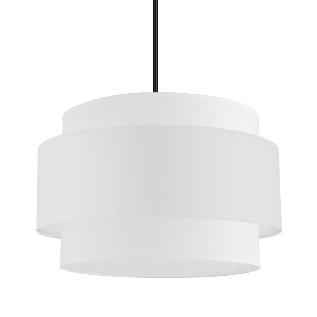 Priya 4 Light Incandescent Chandelier in Black by Dainolite