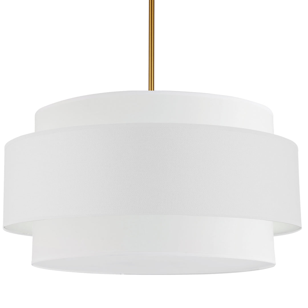 Priya 4 Light Incandescent Chandelier (PYA-304C) in Aged Brass by Dainolite