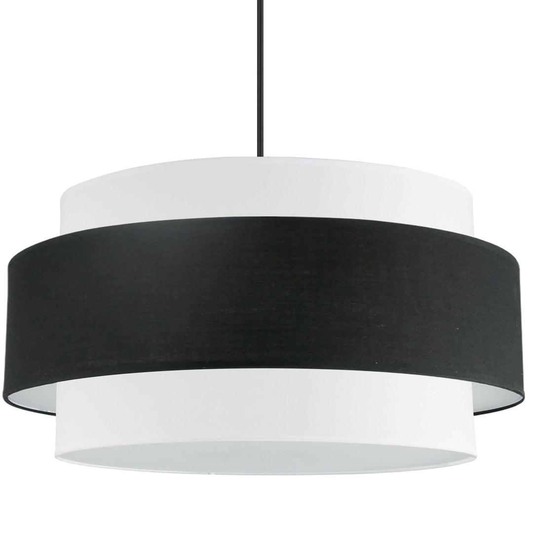 Priya 4 Light Incandescent Chandelier (PYA-304C) in White by Dainolite
