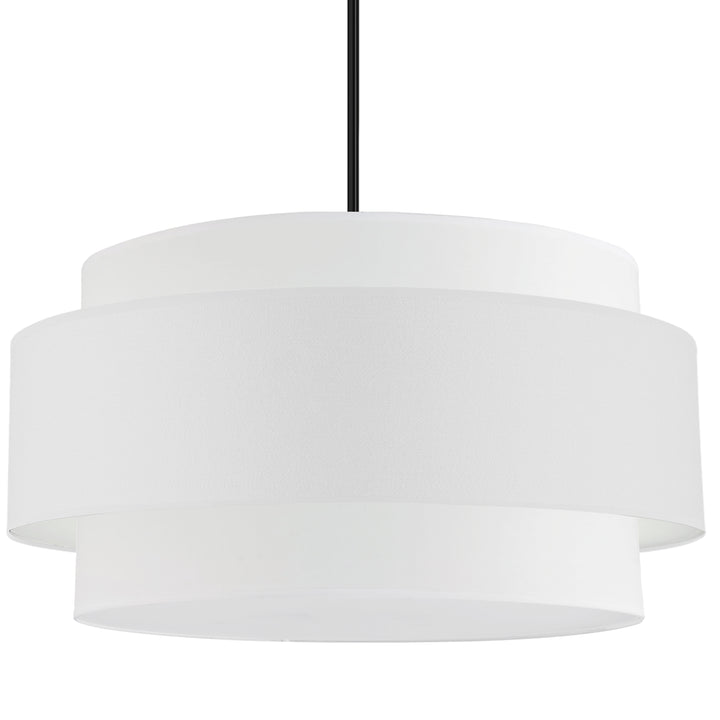 Priya 4 Light Incandescent Chandelier (PYA-304C) in Black by Dainolite