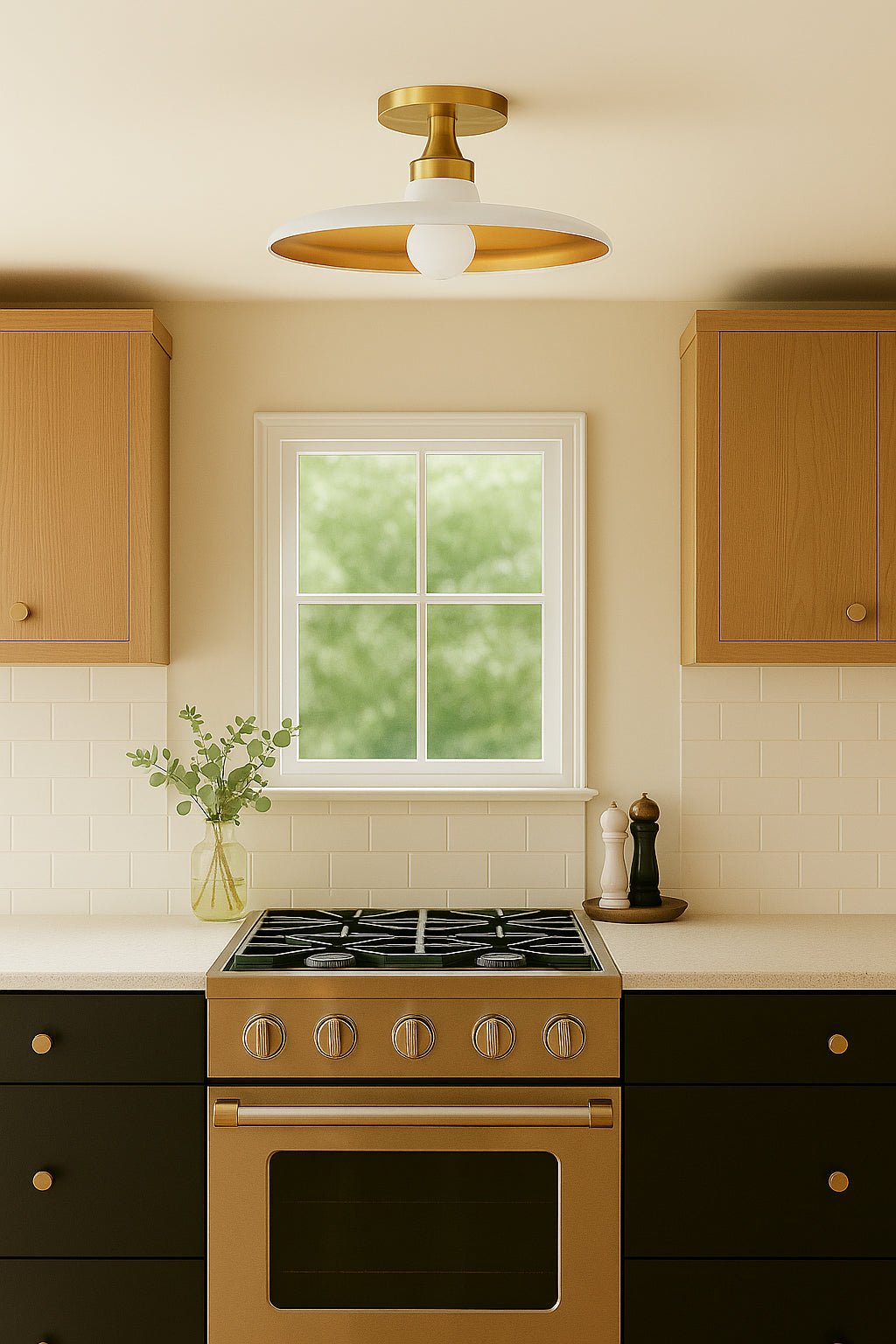 Quentin 1 Light Semi-Flush Mount by Dainolite - view 8