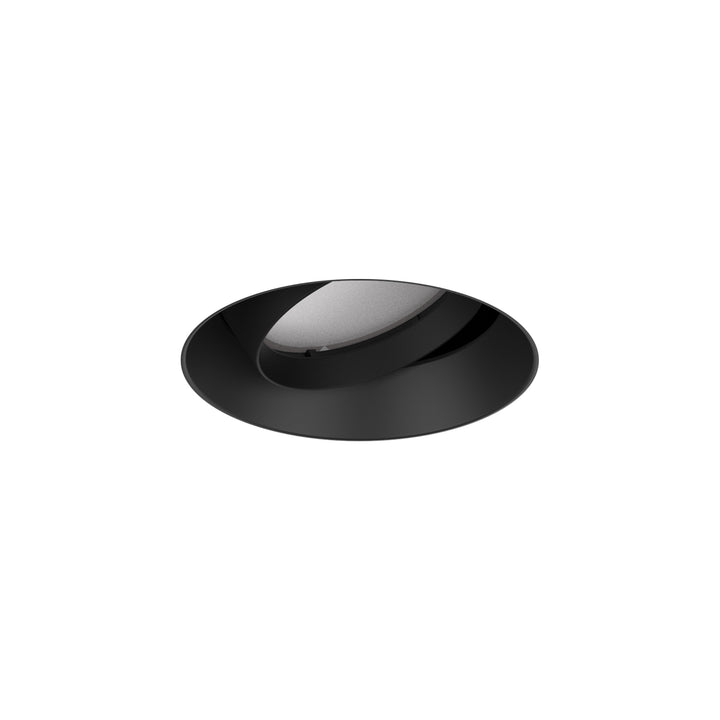 Aether Atomic Round Adjustable Trimless in Black by WAC Lighting