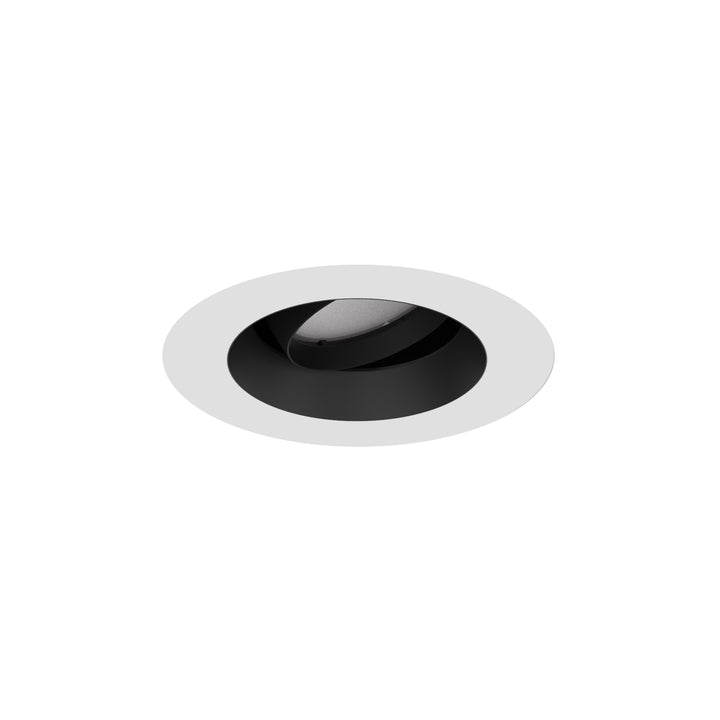 Aether Atomic Round Adjustable Trim in Black/White by WAC Lighting