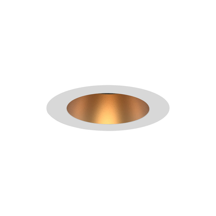 Aether Atomic Round Downlight Trim in Gold/White by WAC Lighting