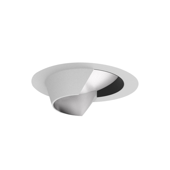Aether Atomic Round Wall-Wash Trim in White by WAC Lighting