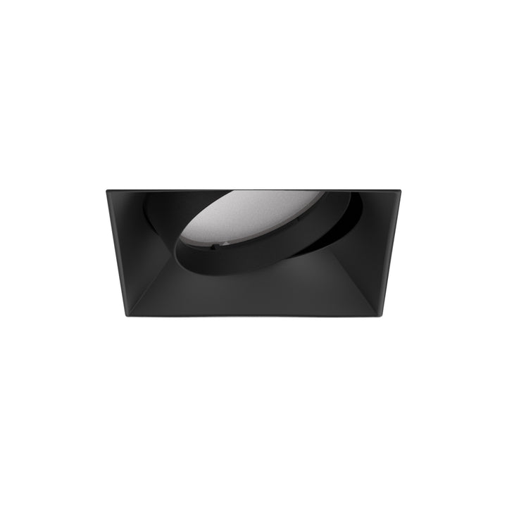 Aether Atomic Square Adjustable Trimless in Black by WAC Lighting
