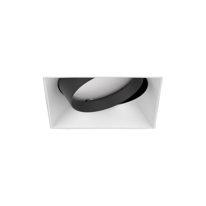 Aether Atomic Square Adjustable Trimless in White by WAC Lighting