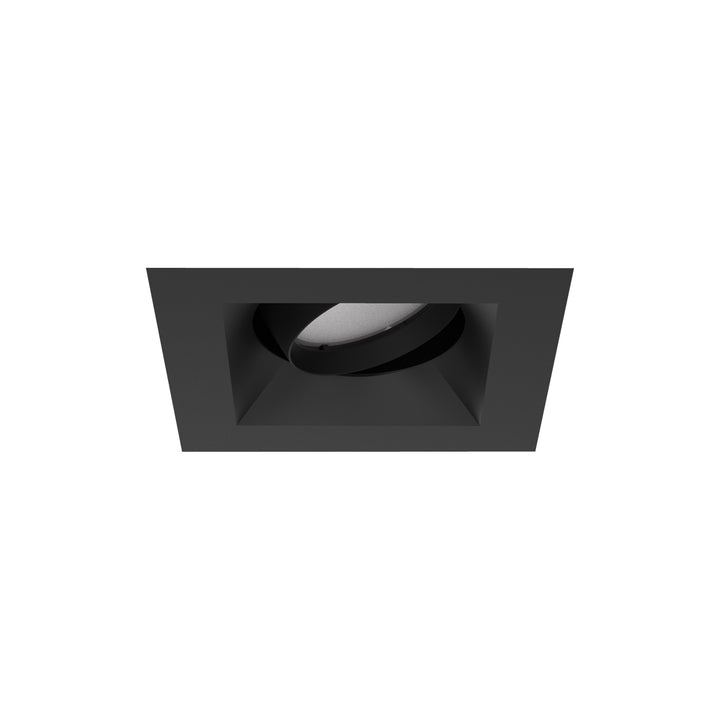 Aether Atomic Square Adjustable Trim in Black by WAC Lighting