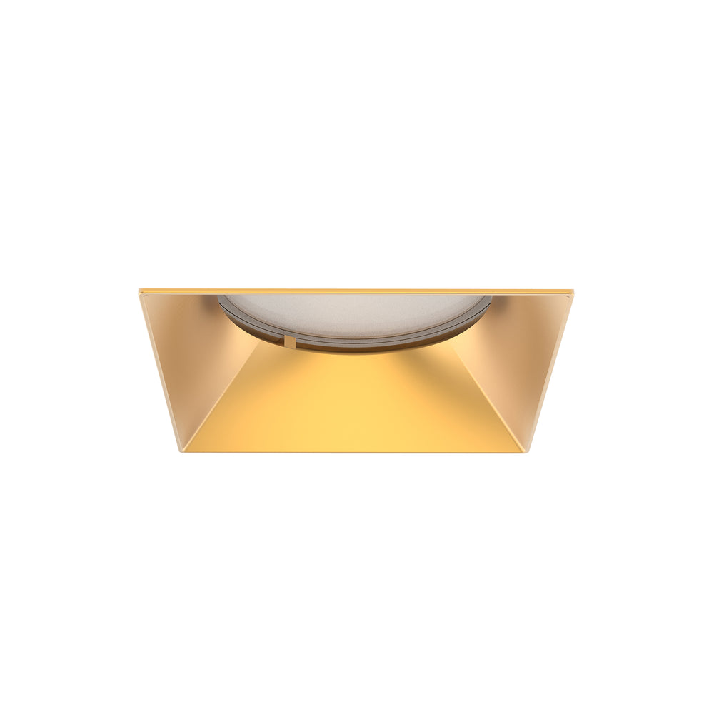 Aether Atomic Square Downlight Trimless in Gold by WAC Lighting