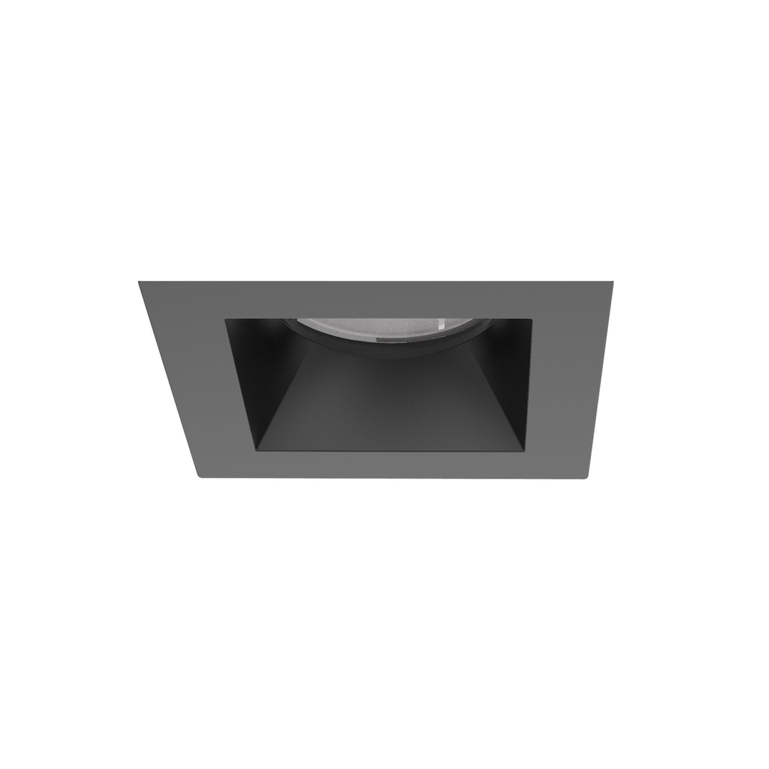 Aether Atomic Square Downlight Trim in Black by WAC Lighting