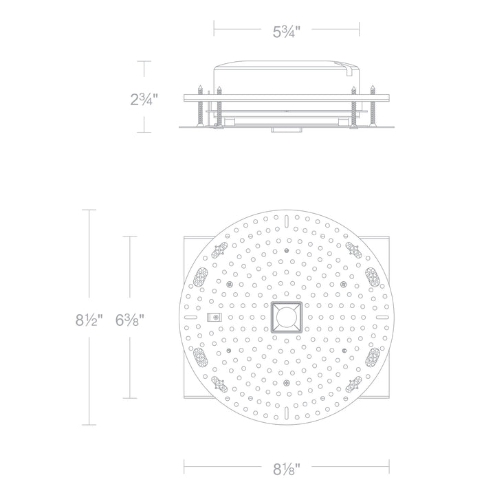 Aether Atomic Square Trimless Housing Downlight / Wall-Wash