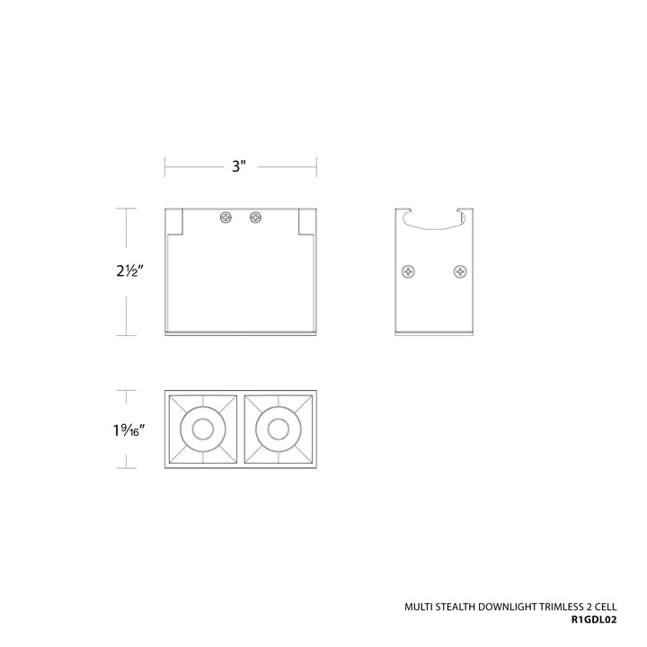 Multi Stealth Downlight Trimless