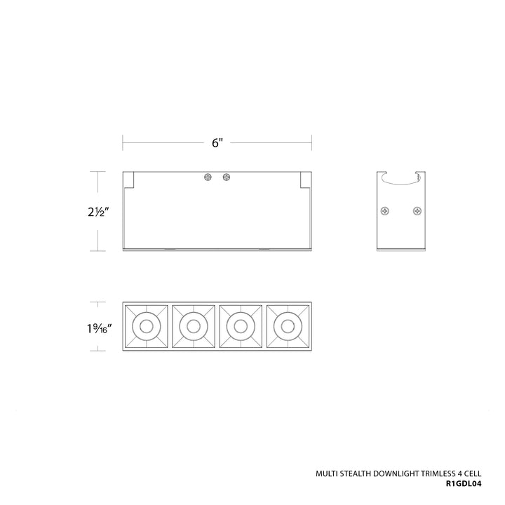 Multi Stealth Downlight Trimless