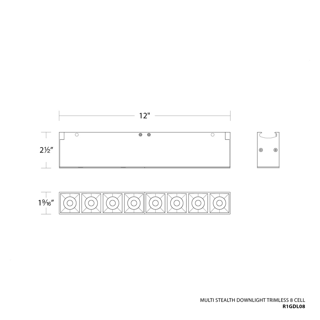 Multi Stealth Downlight Trimless