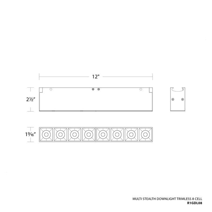 Multi Stealth Downlight Trimless