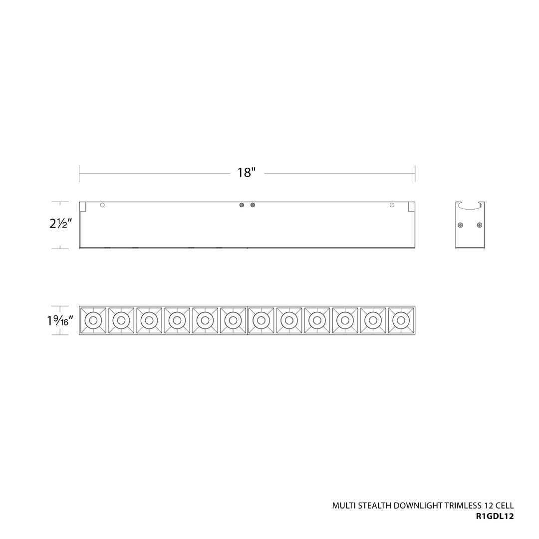 Multi Stealth Downlight Trimless
