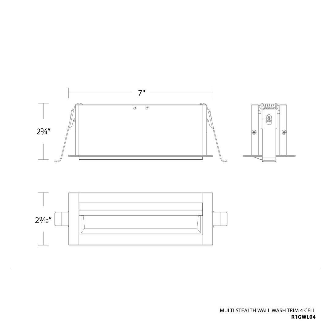 Multi Stealth Wall-Wash Trim