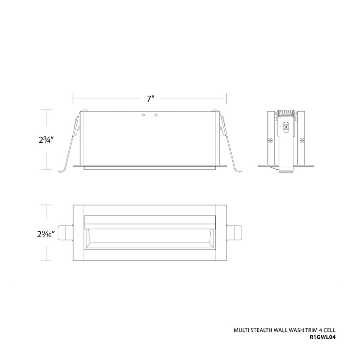 Multi Stealth Wall-Wash Trim