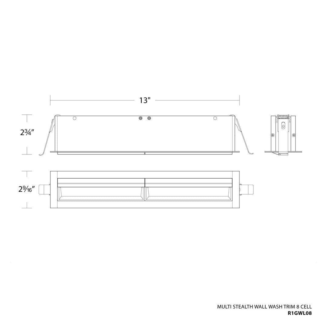 Multi Stealth Wall-Wash Trim