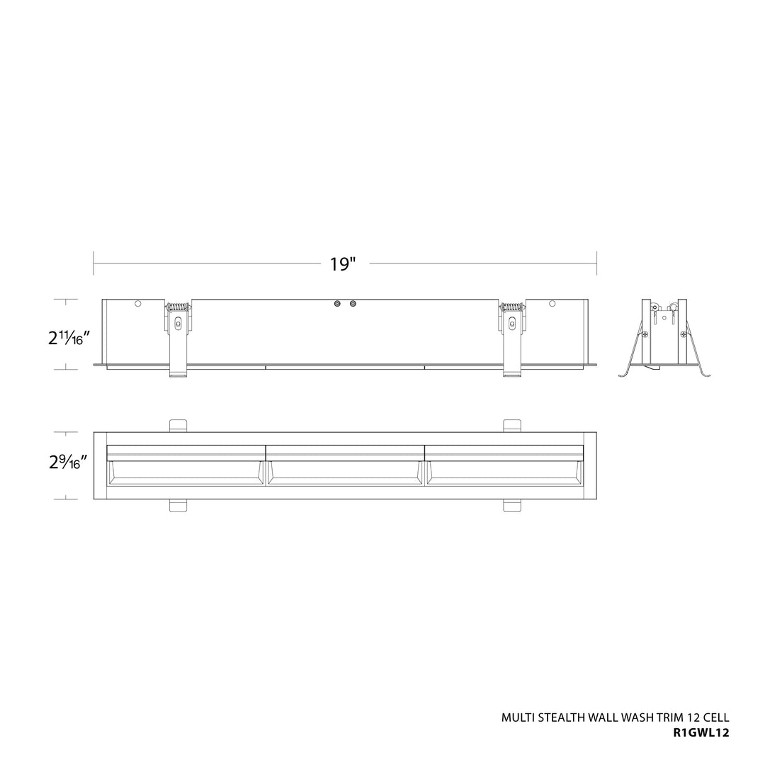 Multi Stealth Wall-Wash Trim