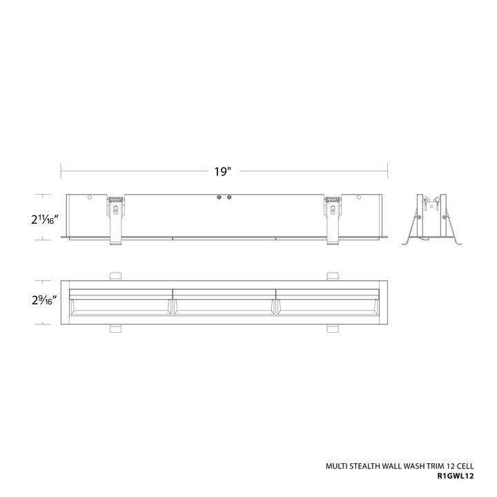 Multi Stealth Wall-Wash Trim