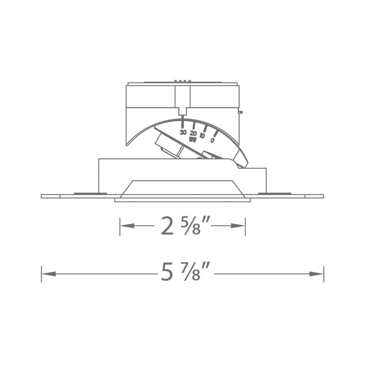 Aether 2" Round Adjustable Trimless