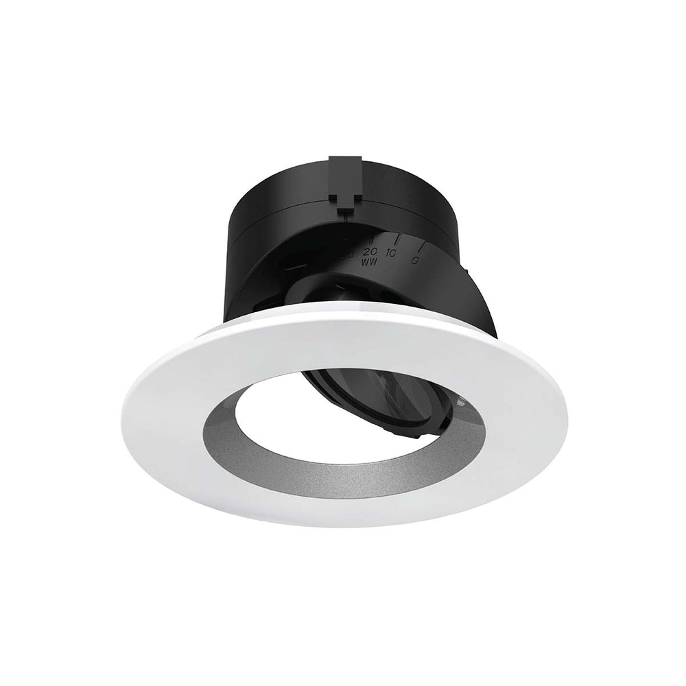 Aether 2" Round Adjustable Trim in Haze/White by WAC Lighting