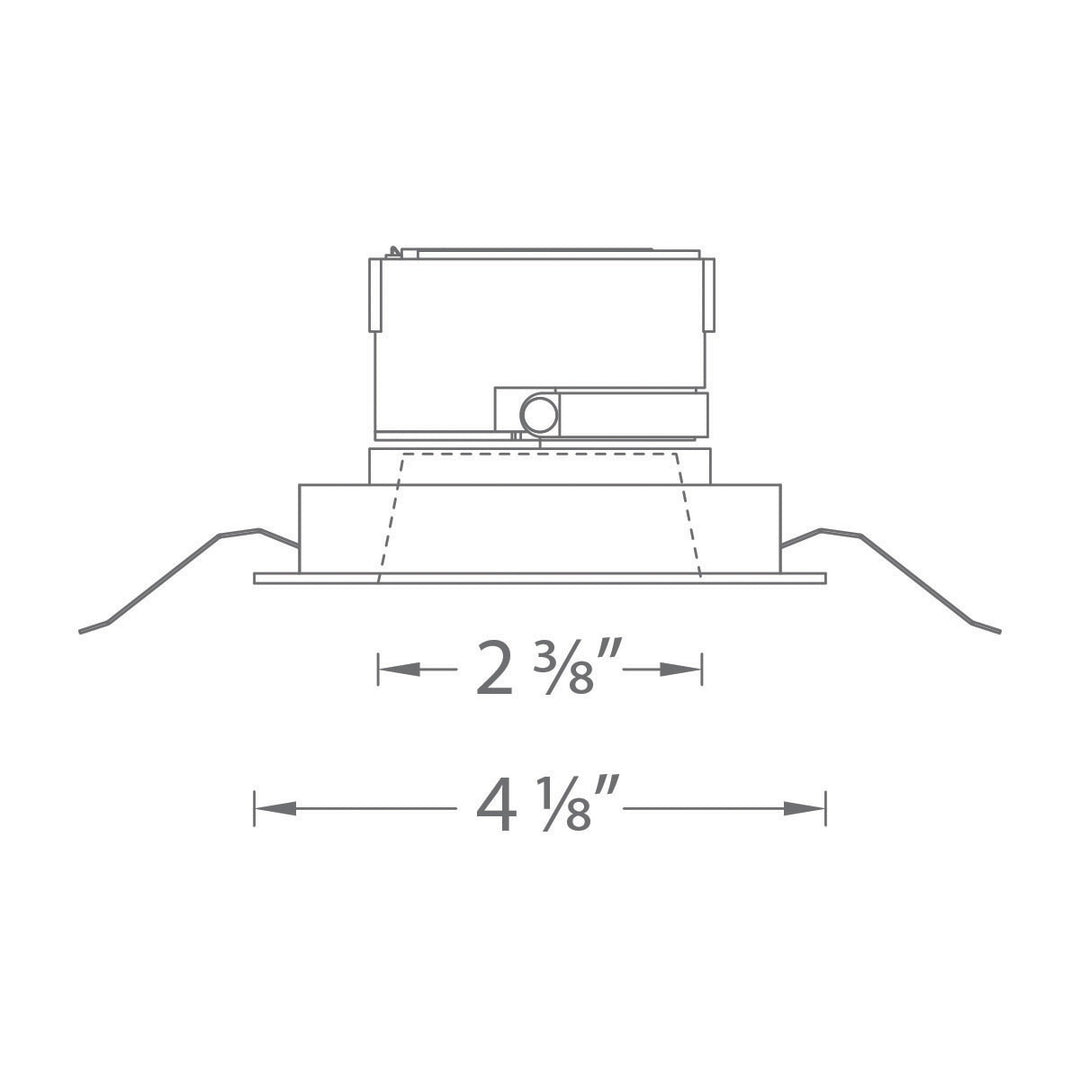 Aether 2" Square Downlight Trim