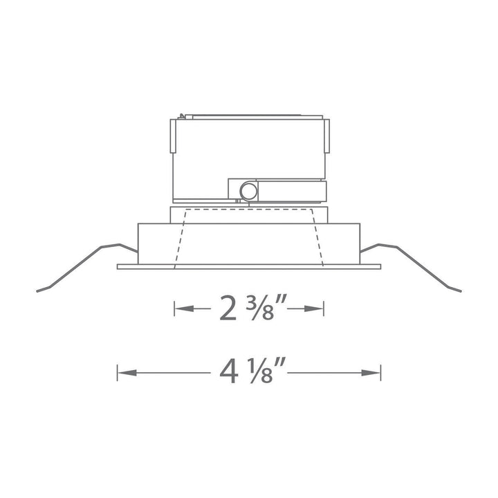 Aether 2" Square Downlight Trim
