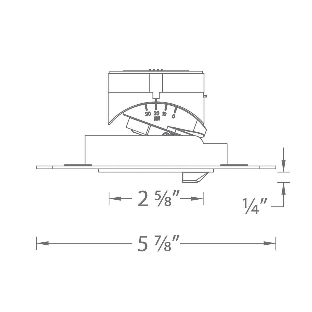 Aether 2" Square Wall-Wash Trimless