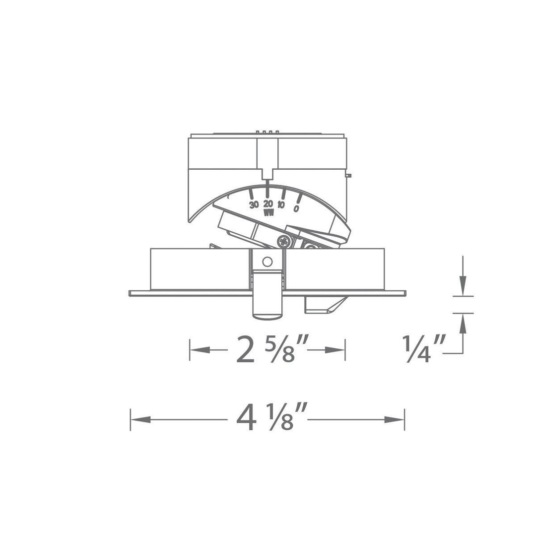 Aether 2" Square Wall-Wash Trim