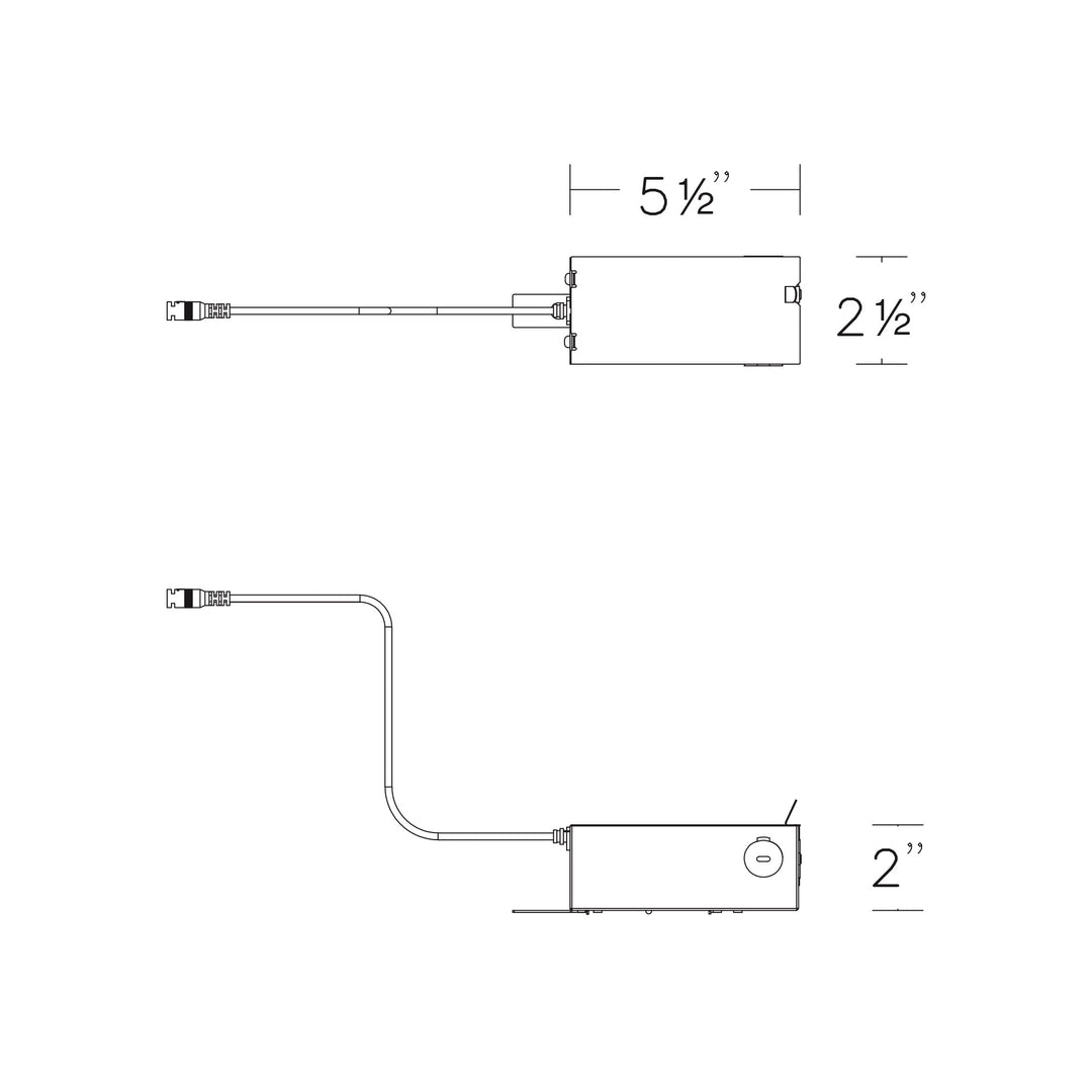 FQ 2" Remodel Housing Trimmed / Trimless Non-IC