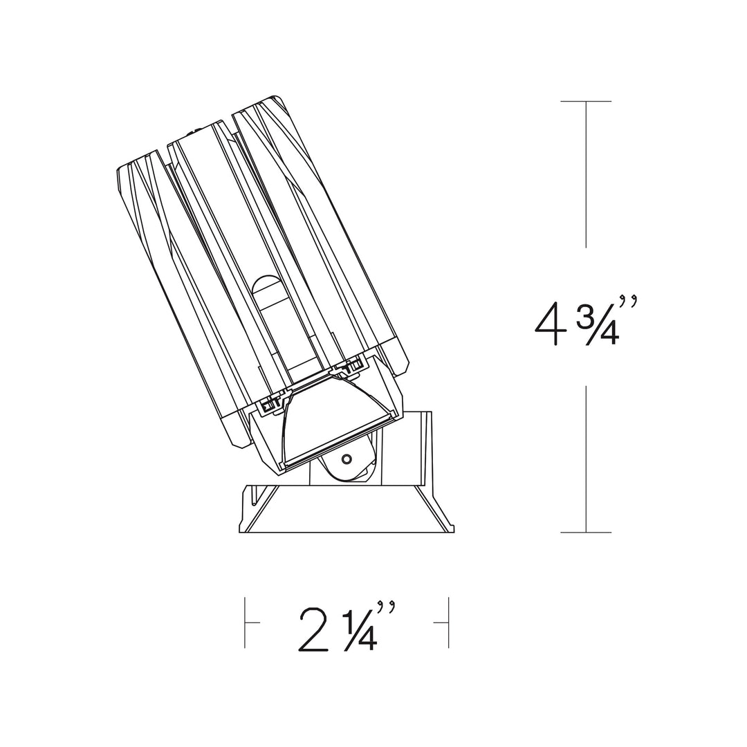 FQ 2" Adjustable Trimless Square