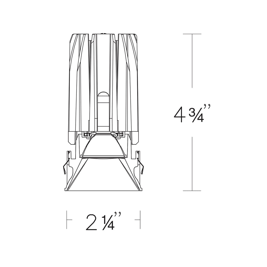 FQ 2" Downlight Trimless Square