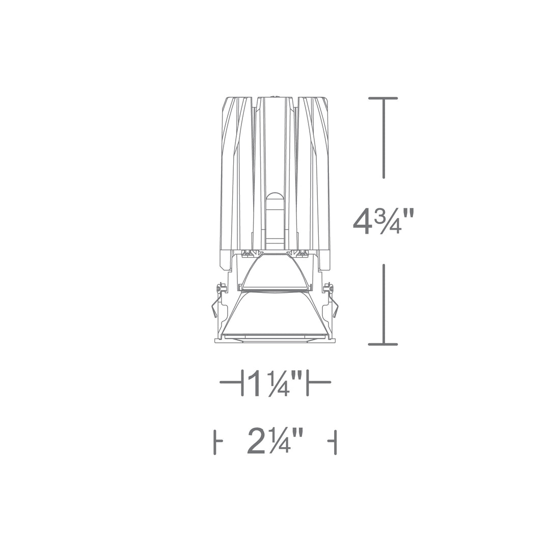 FQ 2" Pinhole Trimless Square