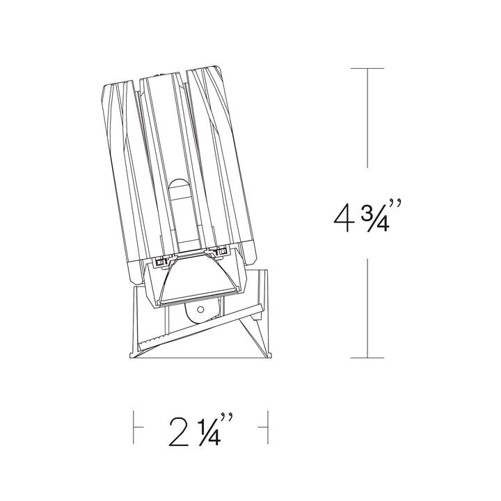 FQ 2" Wall-Wash Trimless Square